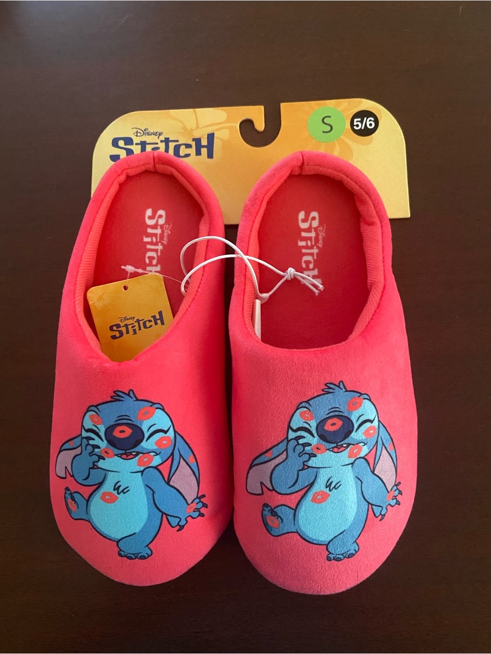 Disney Pink Slip-On Stitch Slippers